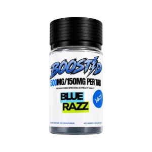 Boostd Kratom Extract Tablets Blue Razz 1500mg – 10ct (150mg/tab)